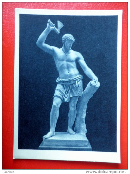 sculpture by Vasily Demut-Malinovsky . Russian Scaevola , 1813 - sculpture - russian art - unused - JH Postcards