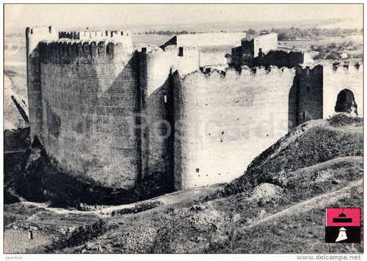 Building Complex of Fortress in Khotin , Chernivtsi region - architectural monument - 1966 - Ukraine USSR - unused - JH Postcards