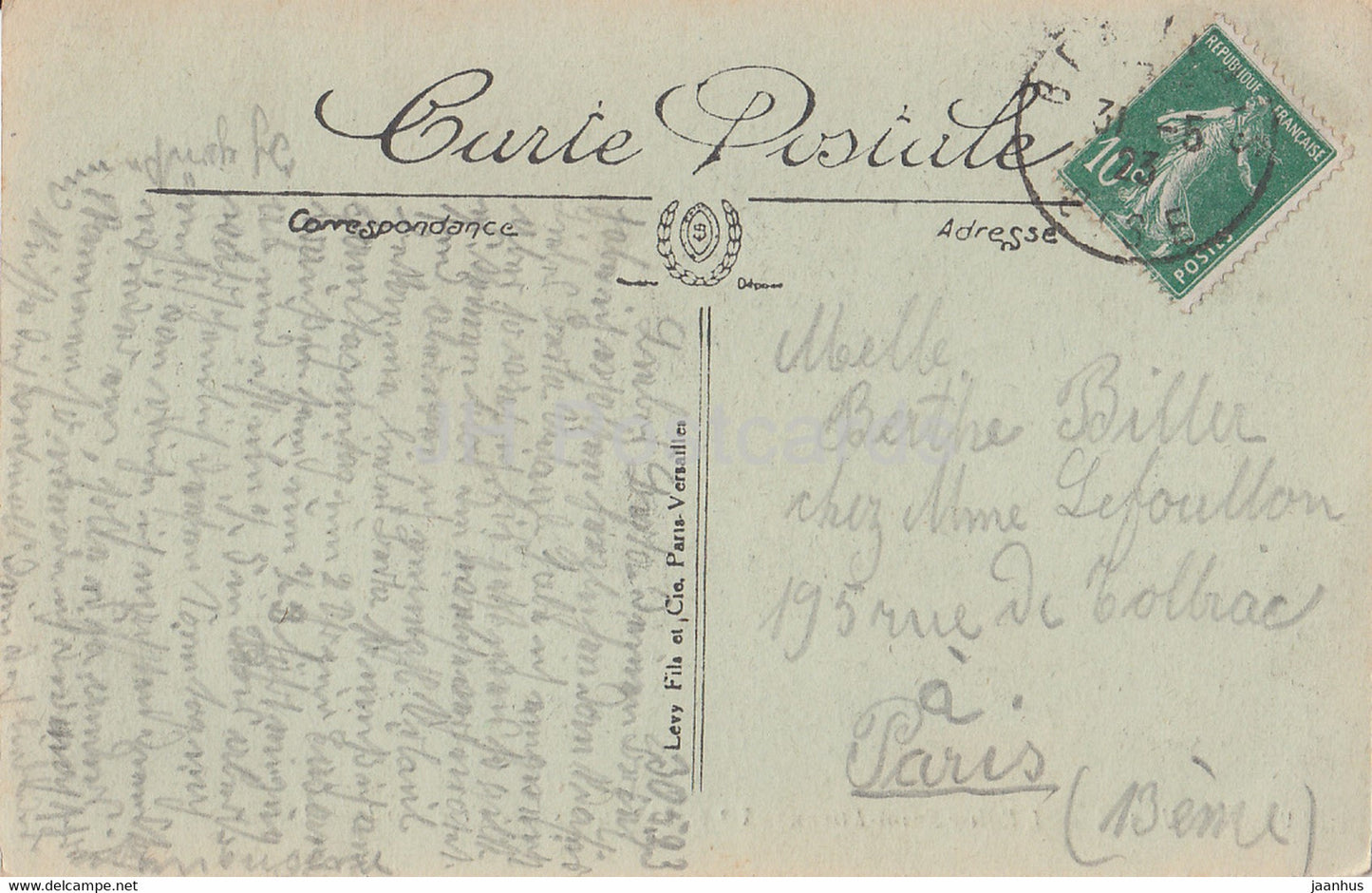 Beauvais - L'Eglise Saint Etienne - Cote Nord - church - 94 - old postcard - 1923 - France - used