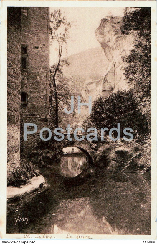 Chateau de la Caze - La Douve - Gorges du Tarn - castle - old postcard - France - unused - JH Postcards