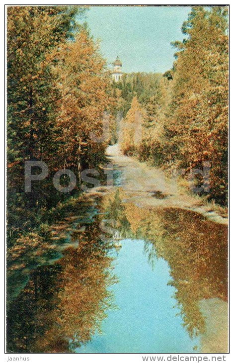 road - Solovetsky Islands - 1971 - Russia USSR - unused - JH Postcards