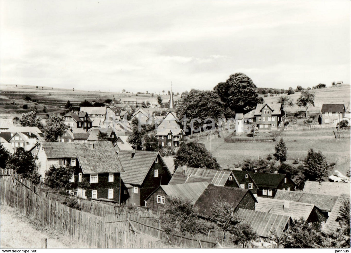 Heubach - Blick vom Schafberg - Germany DDR - unused - JH Postcards