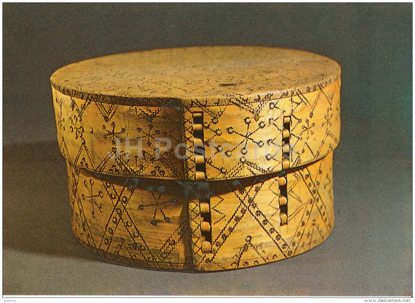 Dowry-Chest . Vändra - The Estonian National Museum - 1984 - Estonia USSR - unused - JH Postcards