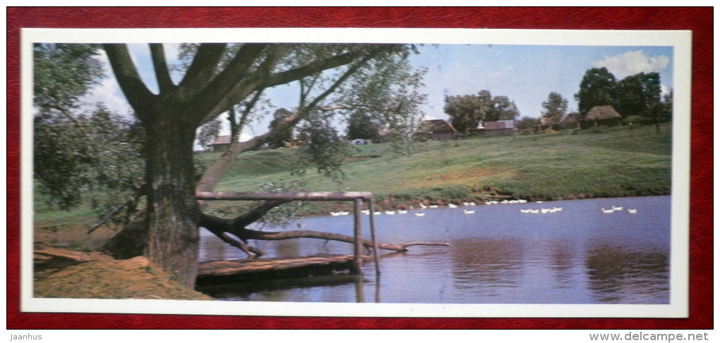 Grumant village - Yasnaya Polyana - Museum-Estate of Leo Tolstoy - 1976 - Russia USSR - unused - JH Postcards