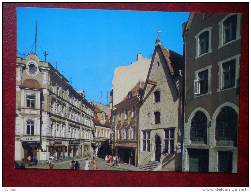 Viru Street - Tallinn - 1984 - Estonia USSR - unused - JH Postcards