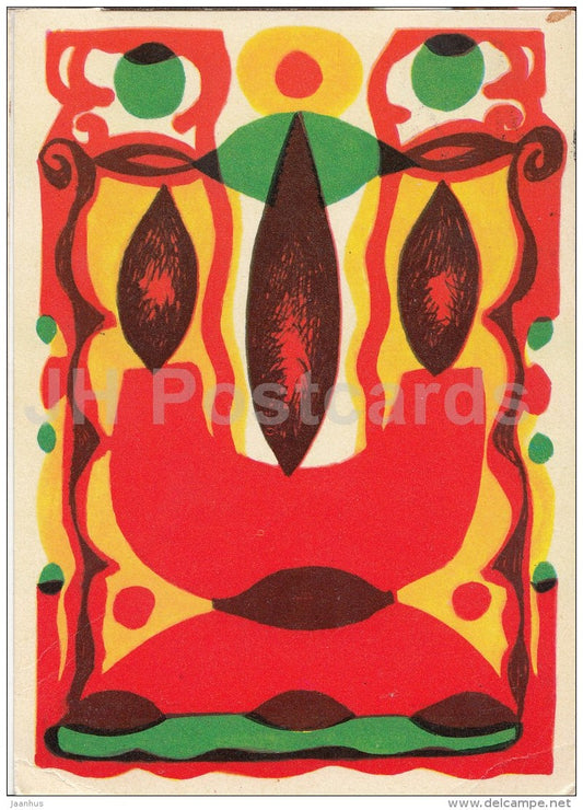 illustration by M. Mutsu - 1968 - Estonia USSR - used - JH Postcards