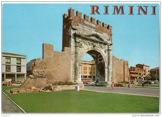 Arco di Augusto - arch - Rimini - Emilia-Romagna - 15771 - Italia - Italy - unused - JH Postcards