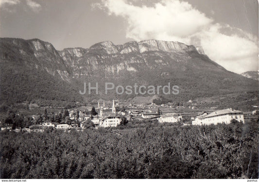 Mitterdorf u. St. Nikolaus mit Mendelgebirge - Kaltern 430 m - Caldaro del monte Penegal - 169 - Austria - 1961 - used - JH Postcards