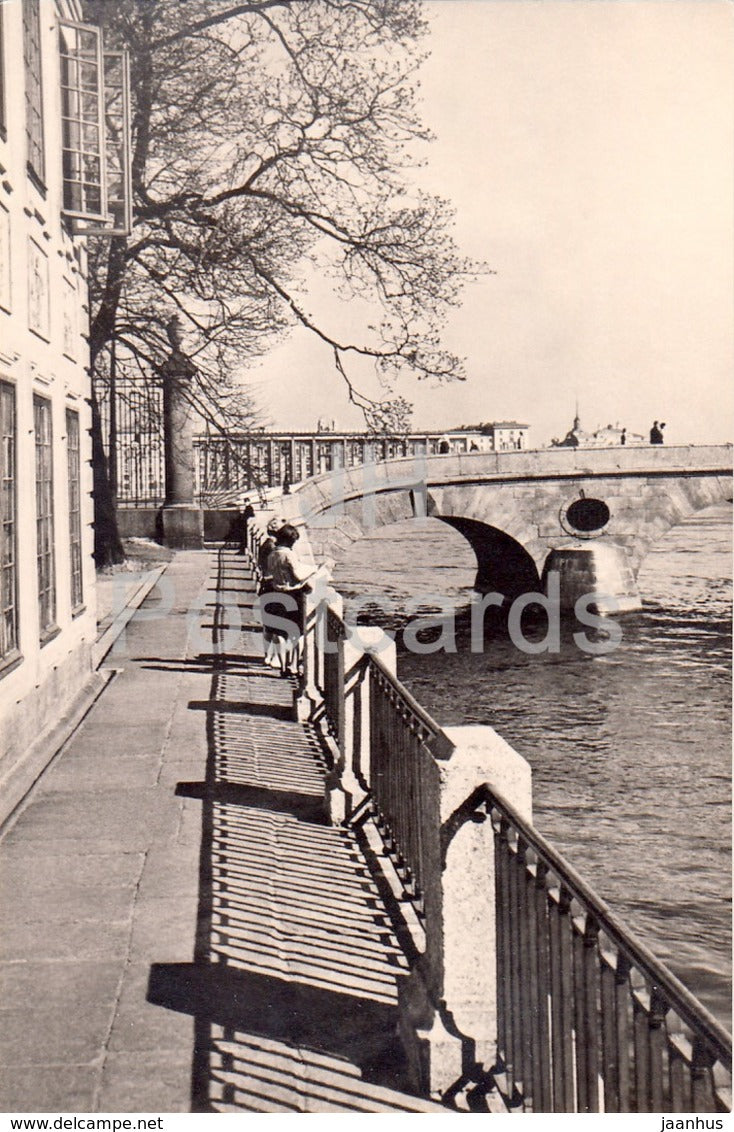 Leningrad - St. Petersburg - Fontanka river near Summer Garden - 1966 - Russia USSR -  unused - JH Postcards