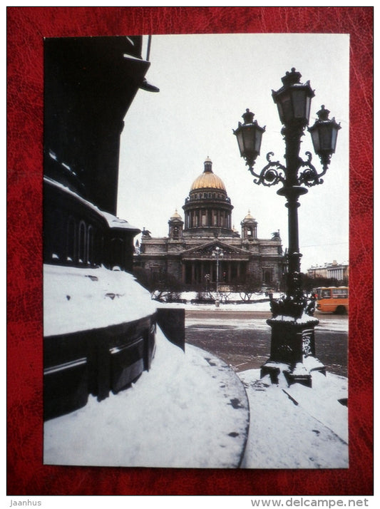 Leningrad - St. Petersburg - St. Isaacs Cathedral- 1985 - Russia - USSR - unused - JH Postcards