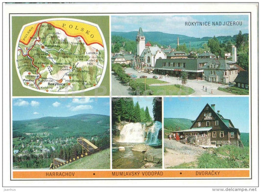 Rokytnice nad Jizerou - Eastern Krkonose - Harrachov - Dvoracky - Czechoslovakia - Czech - unused - JH Postcards
