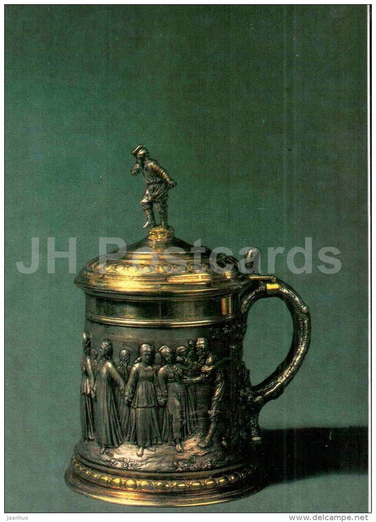 Cup , 1873 - Moscow - Russian Silver Craft - art - 1986 - Russia USSR - unused - JH Postcards