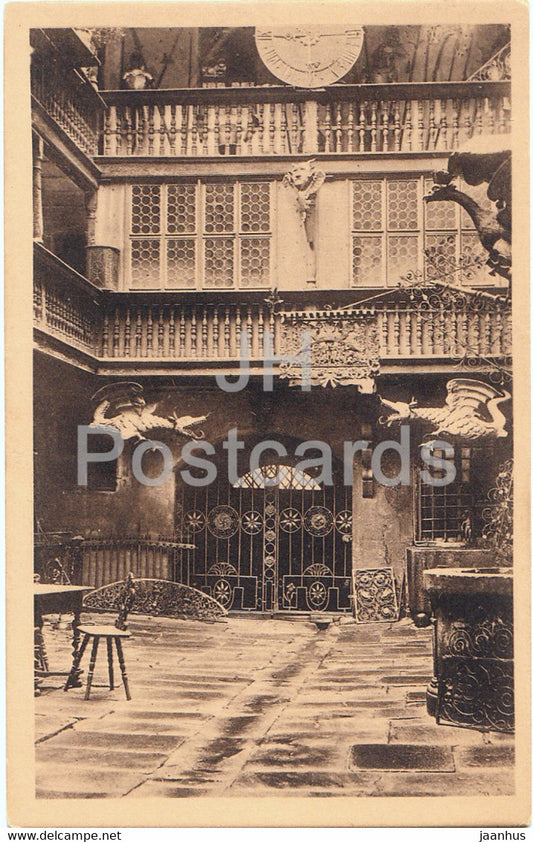 Nurnberg - Pickertshof - 1 - old postcard - Germany - unused - JH Postcards