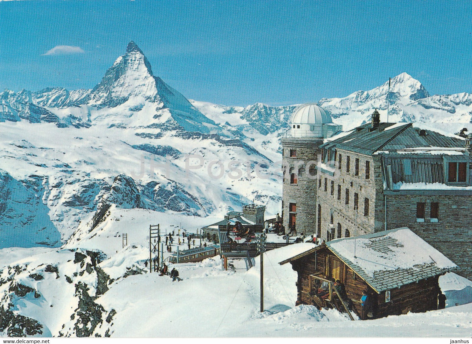 Zermatt - Gornergrat 3150 m - Matterhorn - Dt Blanche - 49939 - 1980 - Switzerland - used - JH Postcards
