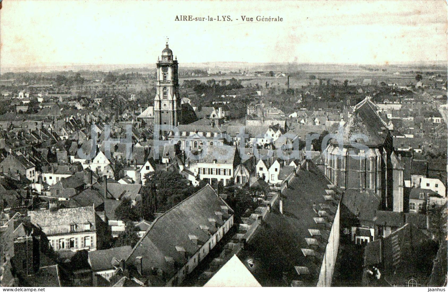 Aire sur la Lys - Vue Generale - general view - old postcard - 1914 - France - used - JH Postcards