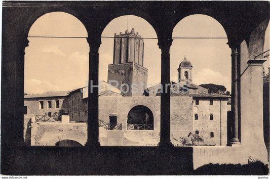 Roma - Rome - view - 1 - old postcard - Italy - unused - JH Postcards