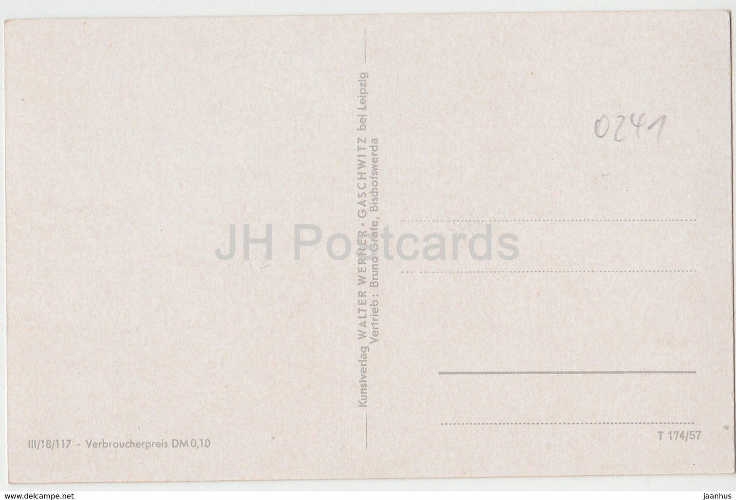 Bischofswerda - Christuskirche - church - Germany DDR - unused