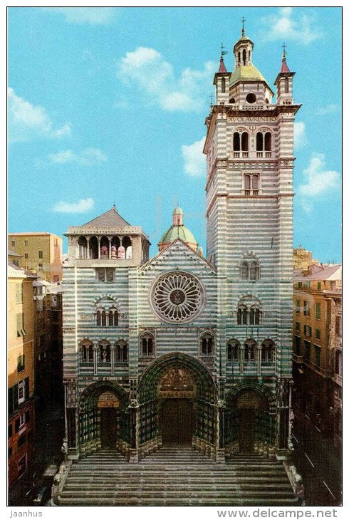 La Cattedrale di Genova - The Cathedral of Genoa - S. Lorenzo - Italia - Italy - unused - JH Postcards