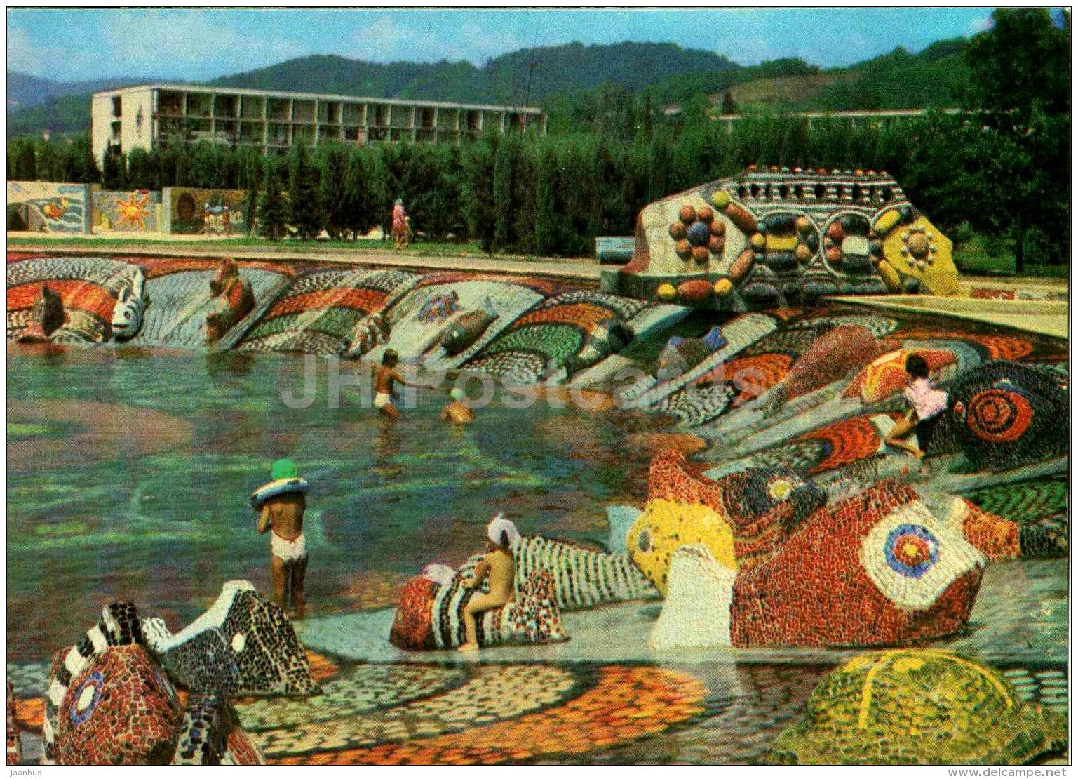Children´s Pool in Adler - Sochi - 1981 - Russia USSR - unused - JH Postcards