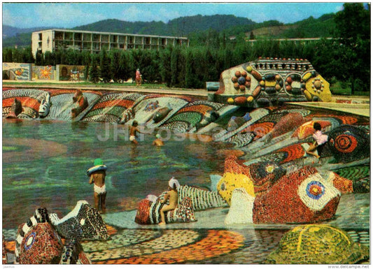 Children´s Pool in Adler - Sochi - 1981 - Russia USSR - unused - JH Postcards