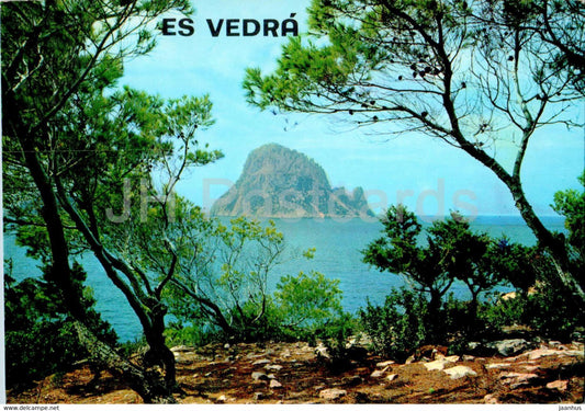 Ibiza - Cala d'Hort - Al fondo el Vedra - Es Vedra - 4501 - Spain - used - JH Postcards