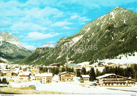 Dolomiti - Pozza - Meida di Fassa - Sassolungo - 1988 - Italy - used - JH Postcards
