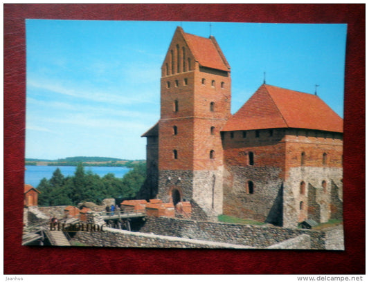 the Castle in Trakai - In the Suburbs of Vilnius - 1984 - Lithuania USSR - unused - JH Postcards