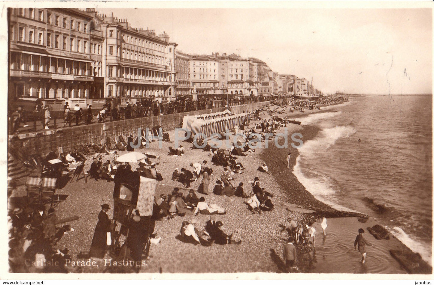 Hastings - Carlisle Parade - old postcard - England - 1925 - United Kingdom - used - JH Postcards