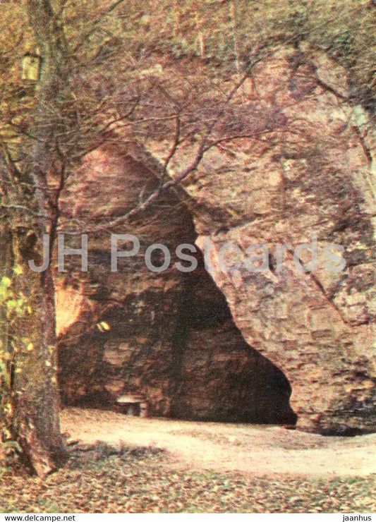 Sigulda - Gutman Cave - Latvia USSR - unused - JH Postcards