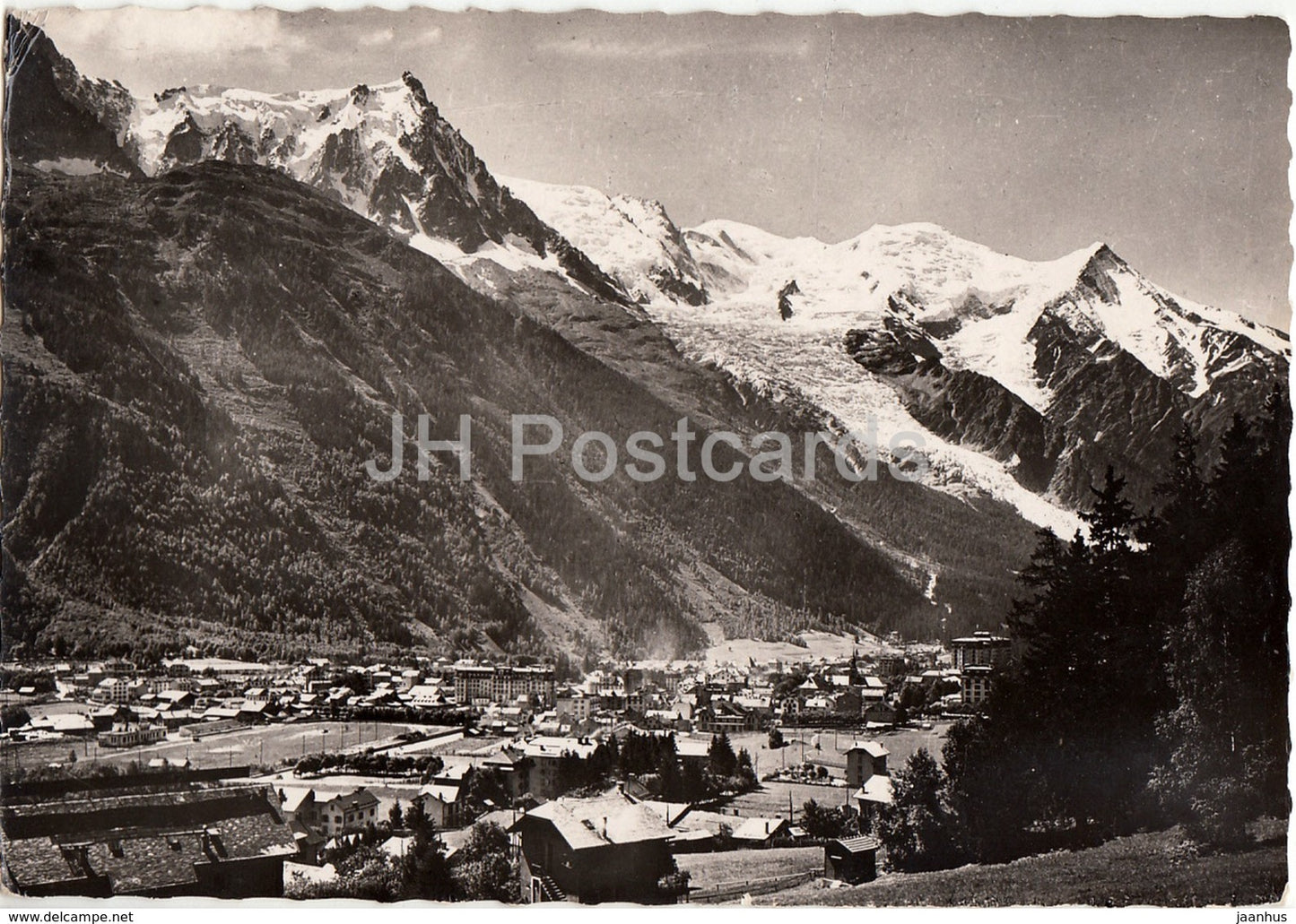 Chamonix - Mont Blanc - 1958 - France - used - JH Postcards