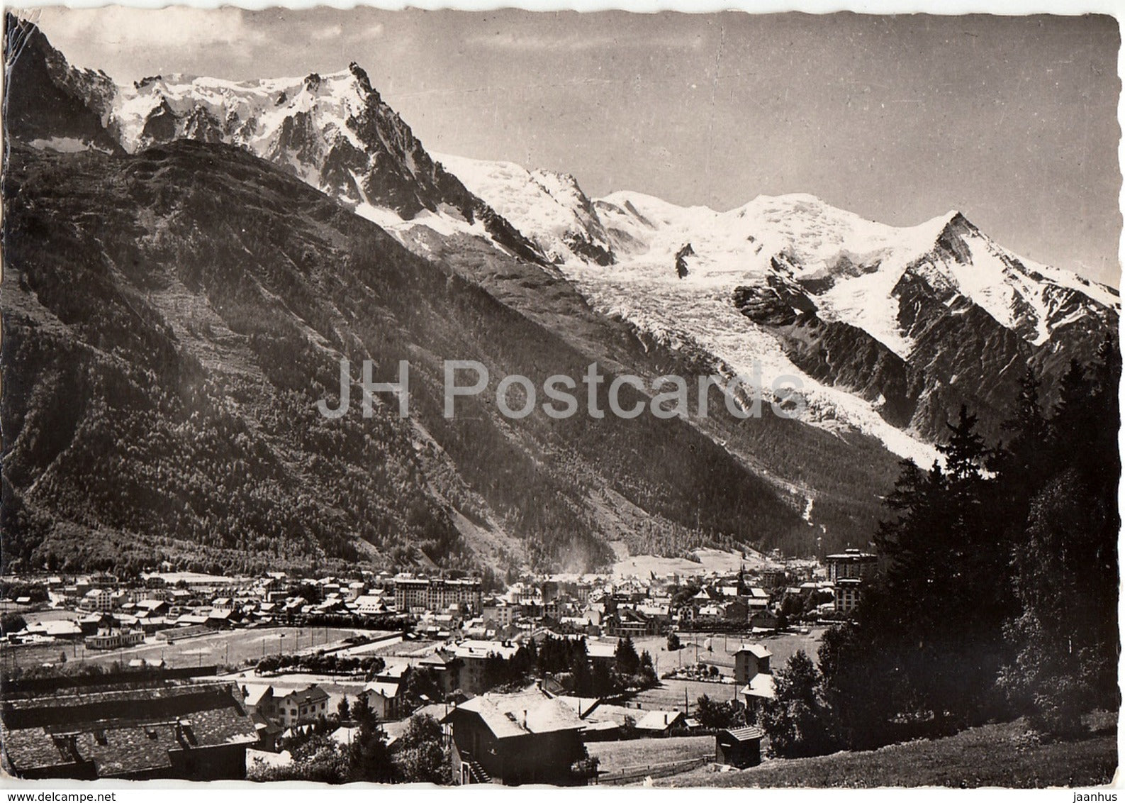 Chamonix - Mont Blanc - 1958 - France - used - JH Postcards