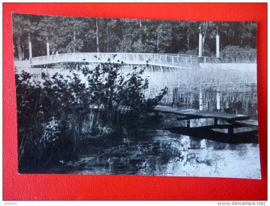 bridge at tourist base - Käkisalmi - Priozersk - 1966 - Russia USSR - unused - JH Postcards