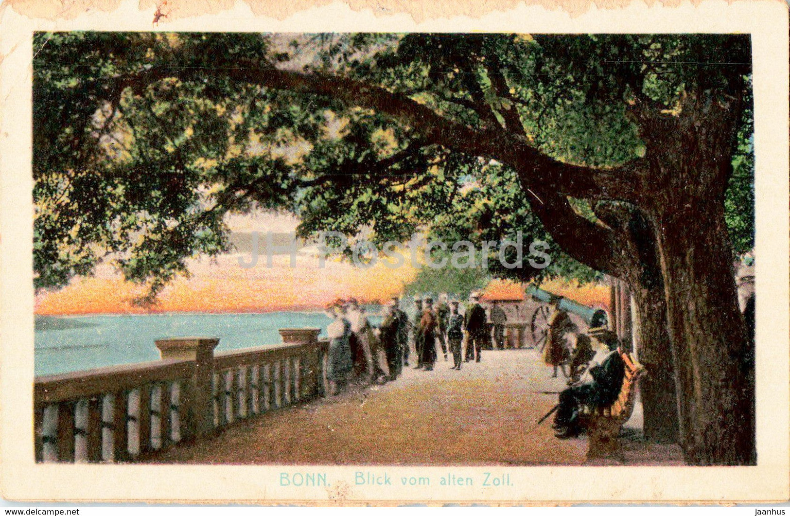 Bonn - Blick vom Alten Zoll - 108 - old postcard - 1923 - Germany - used - JH Postcards