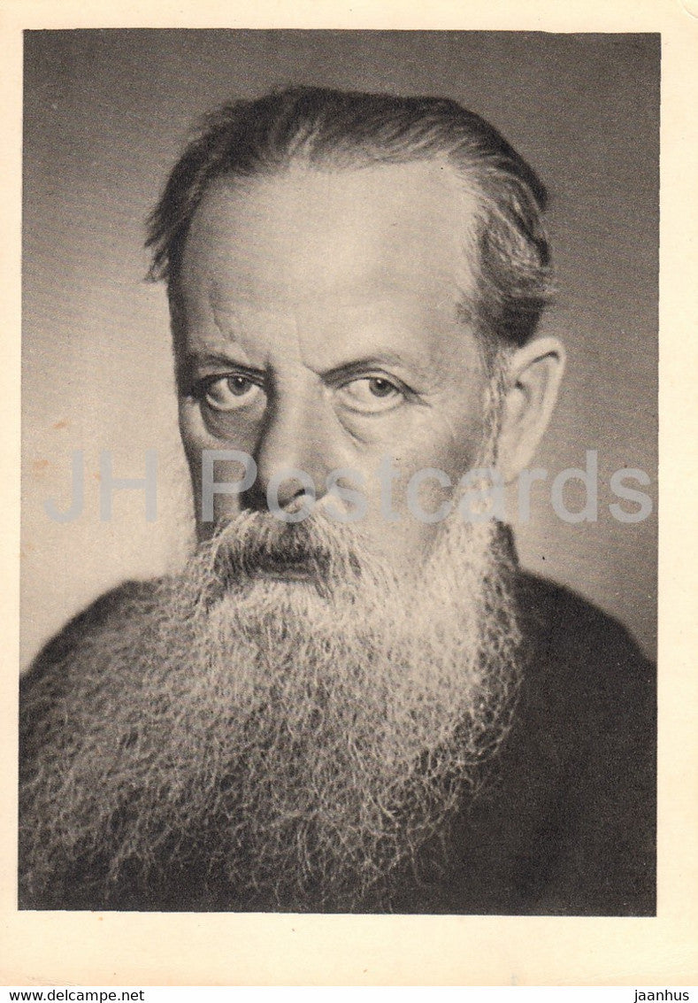 Soviet Writers - Pavel Bazhov - 1962 - Russia USSR - unused - JH Postcards