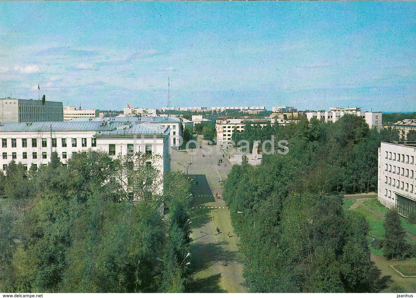 Syktyvkar - Lenin street - Komi Republic - 1984 - Russia USSR - unused - JH Postcards