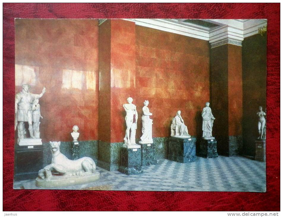 Leningrad - St. Petersburg - New Hermitage. A Hall_IV - 1968 - Russia - USSR - unused - JH Postcards