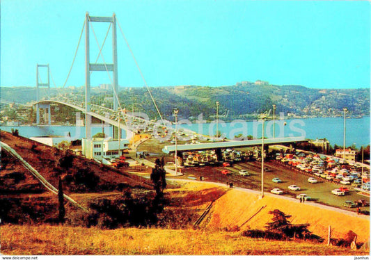 Istanbul - The view of Bosphorus Bridge from Beylerbeyi village - 265 - Turkey - unused - JH Postcards