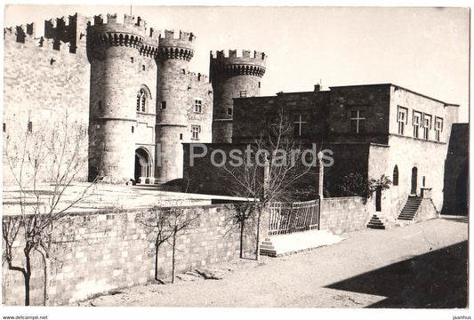 Rhodes - Palace of Great Magister in Rhodes - 1963 - Greece - used - JH Postcards