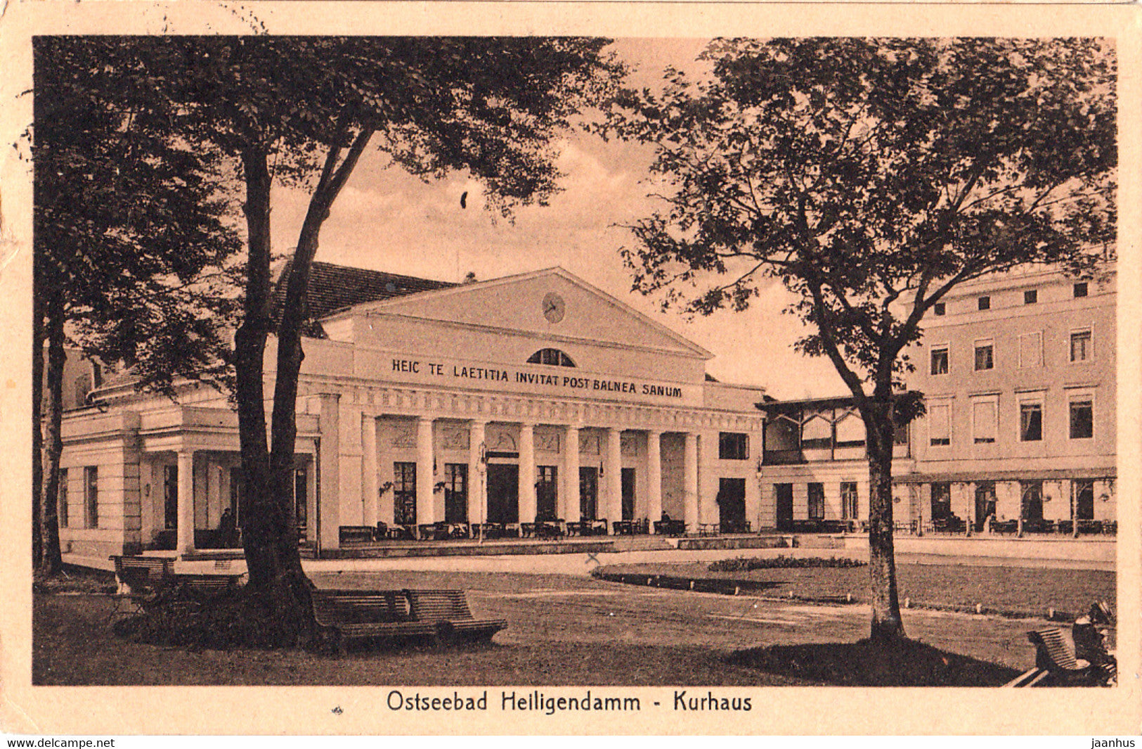 Ostseebad Heiligendamm - Kurhaus - old postcard - 1921 - Germany - used - JH Postcards