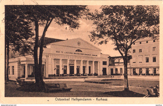 Ostseebad Heiligendamm - Kurhaus - old postcard - 1921 - Germany - used - JH Postcards