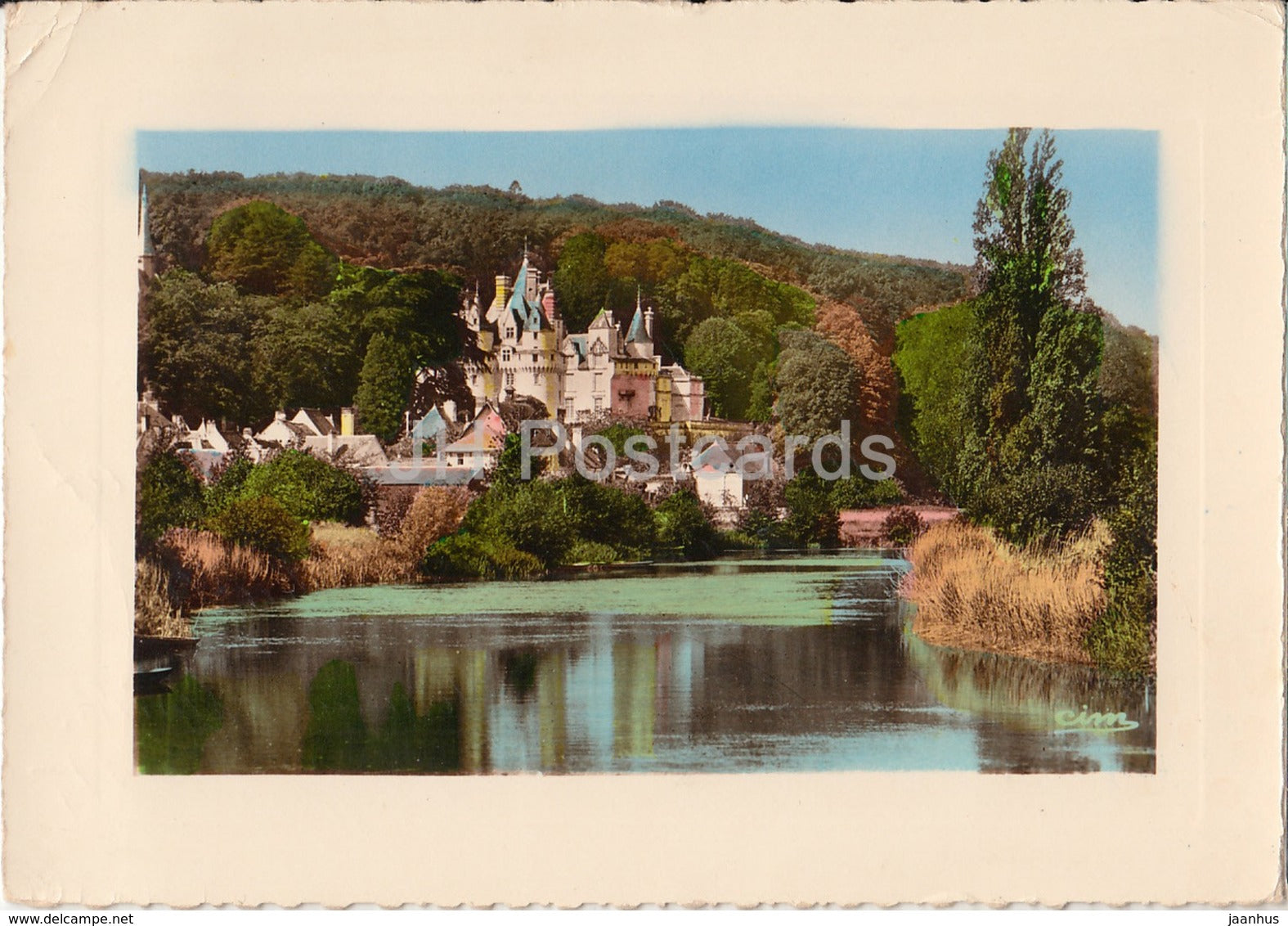 Usse - Le Chateau - castle - France - 1960 - used - JH Postcards