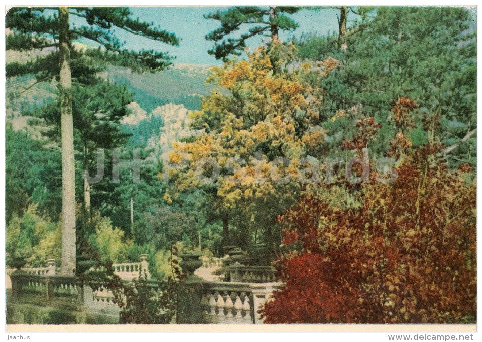 Crimean Autumn - Crimea - 1964 - Ukraine USSR - unused - JH Postcards