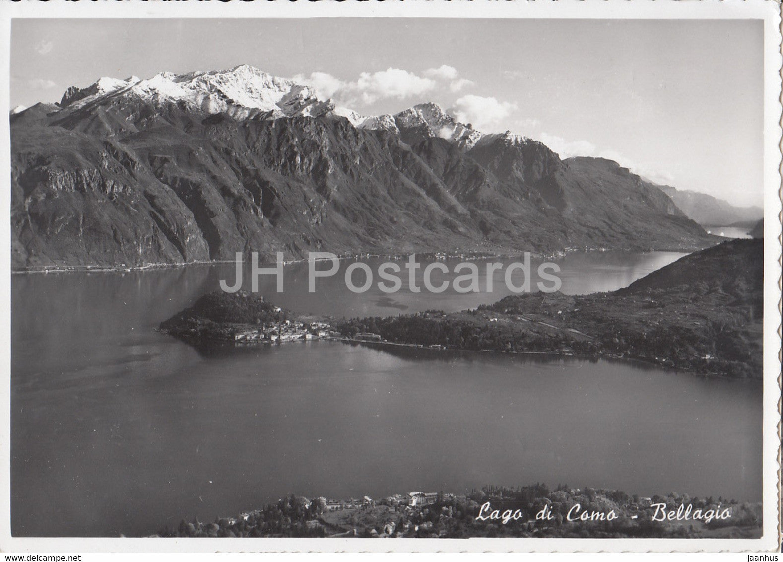 Lago di Como - Bellagio - old postcard - 1955 - Italy - used - JH Postcards