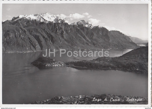 Lago di Como - Bellagio - old postcard - 1955 - Italy - used - JH Postcards