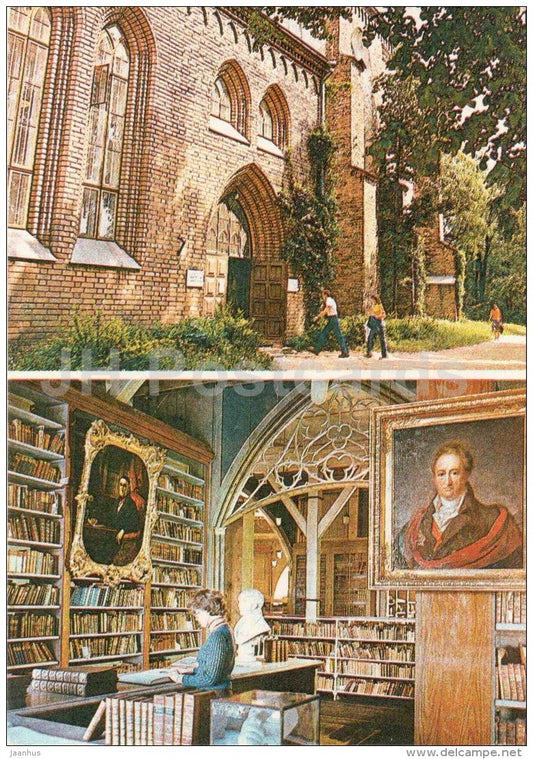 University Library - University of Tartu - Tartu - 1982 - Estonia USSR - unused - JH Postcards