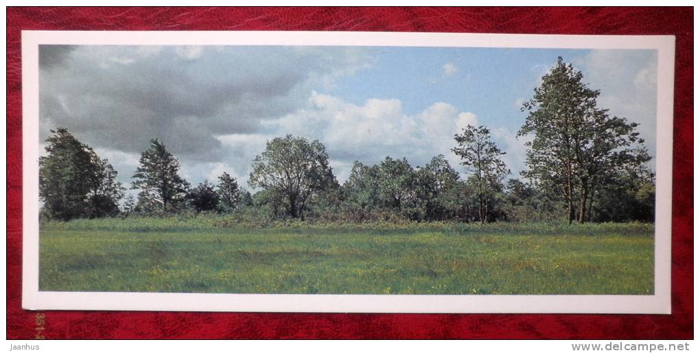 Matsalu National Park - meadows - 1983 - Estonia - USSR - unused - JH Postcards