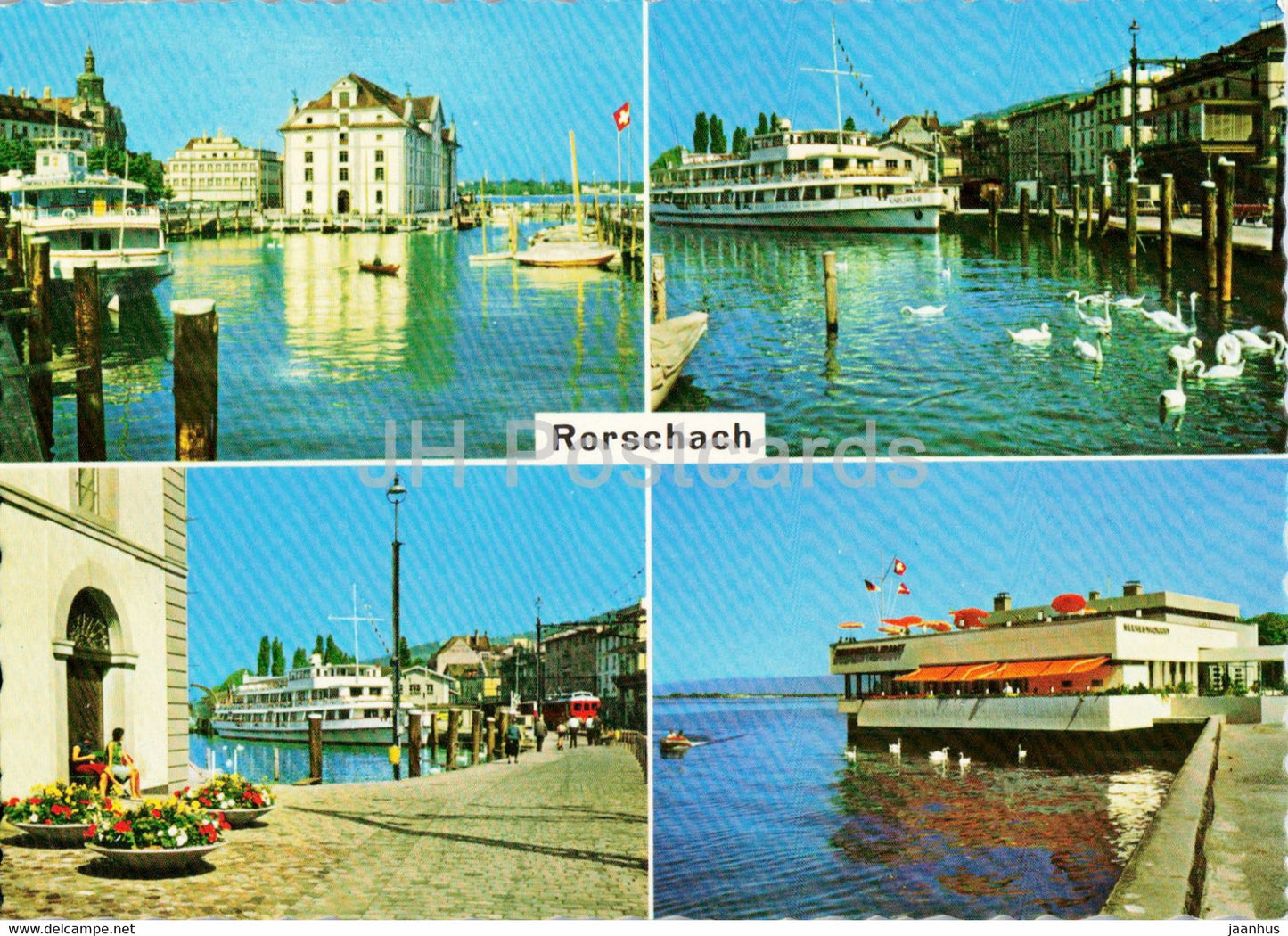Rorschach - ship - 3221 - Switzerland - unused - JH Postcards