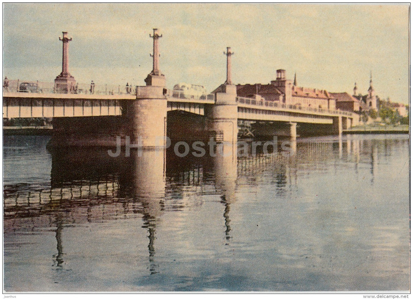 Bridge of Pärnu river - Pärnu - 1968 - Estonia USSR - unused - JH Postcards