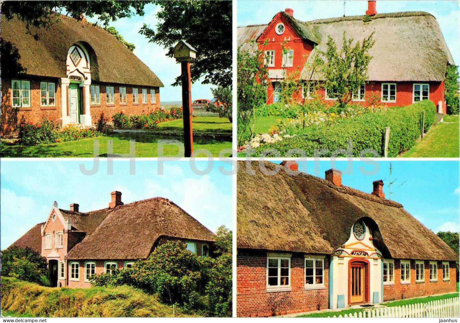Romo - houses - multiview - 1988 - Denmark - used - JH Postcards