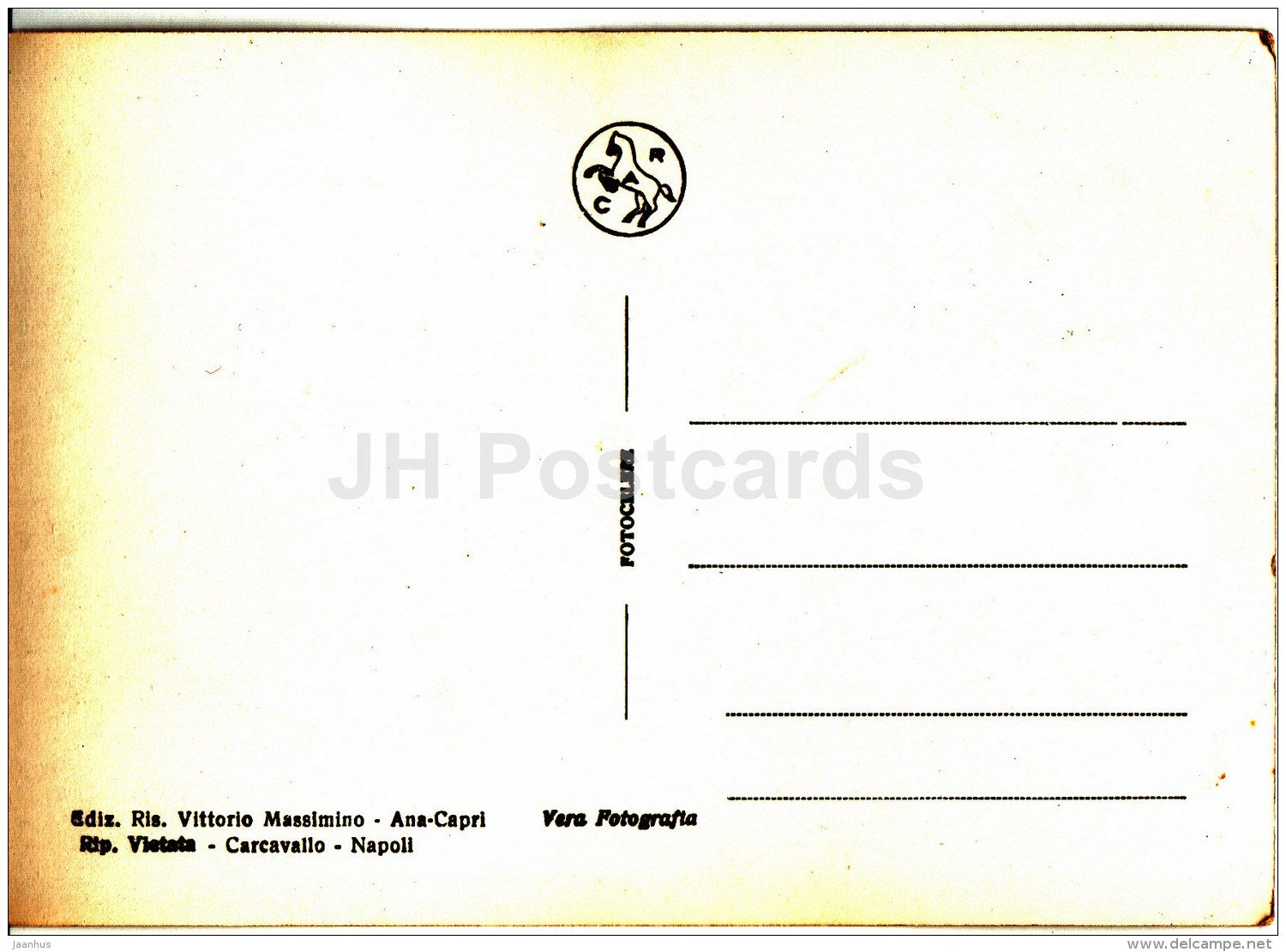 Anacapri - San Michele - Medusa e Colonna Africana - Medusa and African column - Italy - Italia - unused - JH Postcards